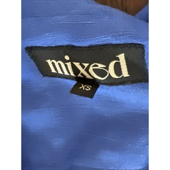 Mixed Neptune Linen Jumpsuit Cobalt Blue Size XS EUC Retail $178 - Picture 8 of 12